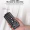 10,000 mAh Fast-Charging Power Bank with Built-in 4-in-1 Cable (USB-C / Micro-USB / Lightning / USB)